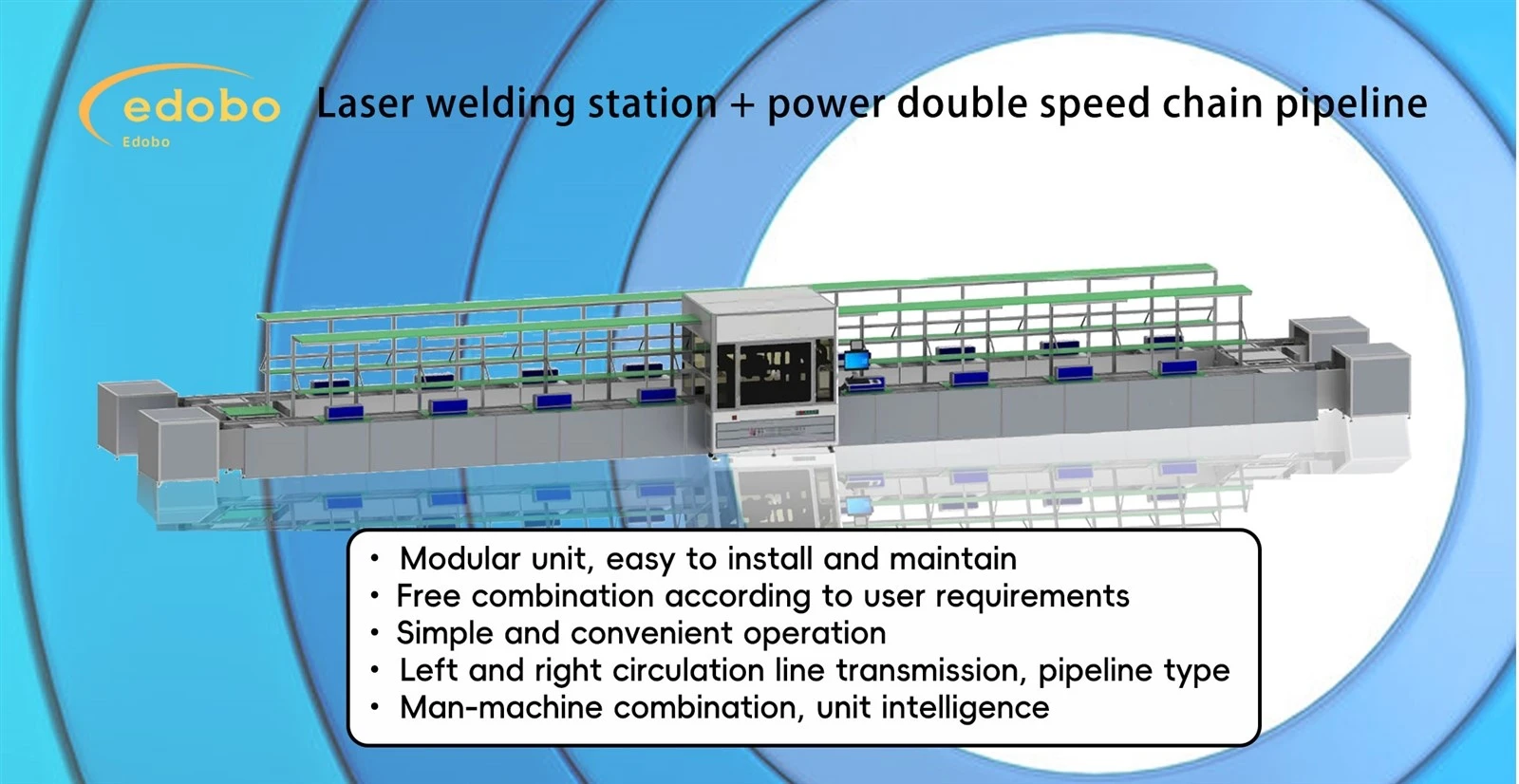 Laser welding station