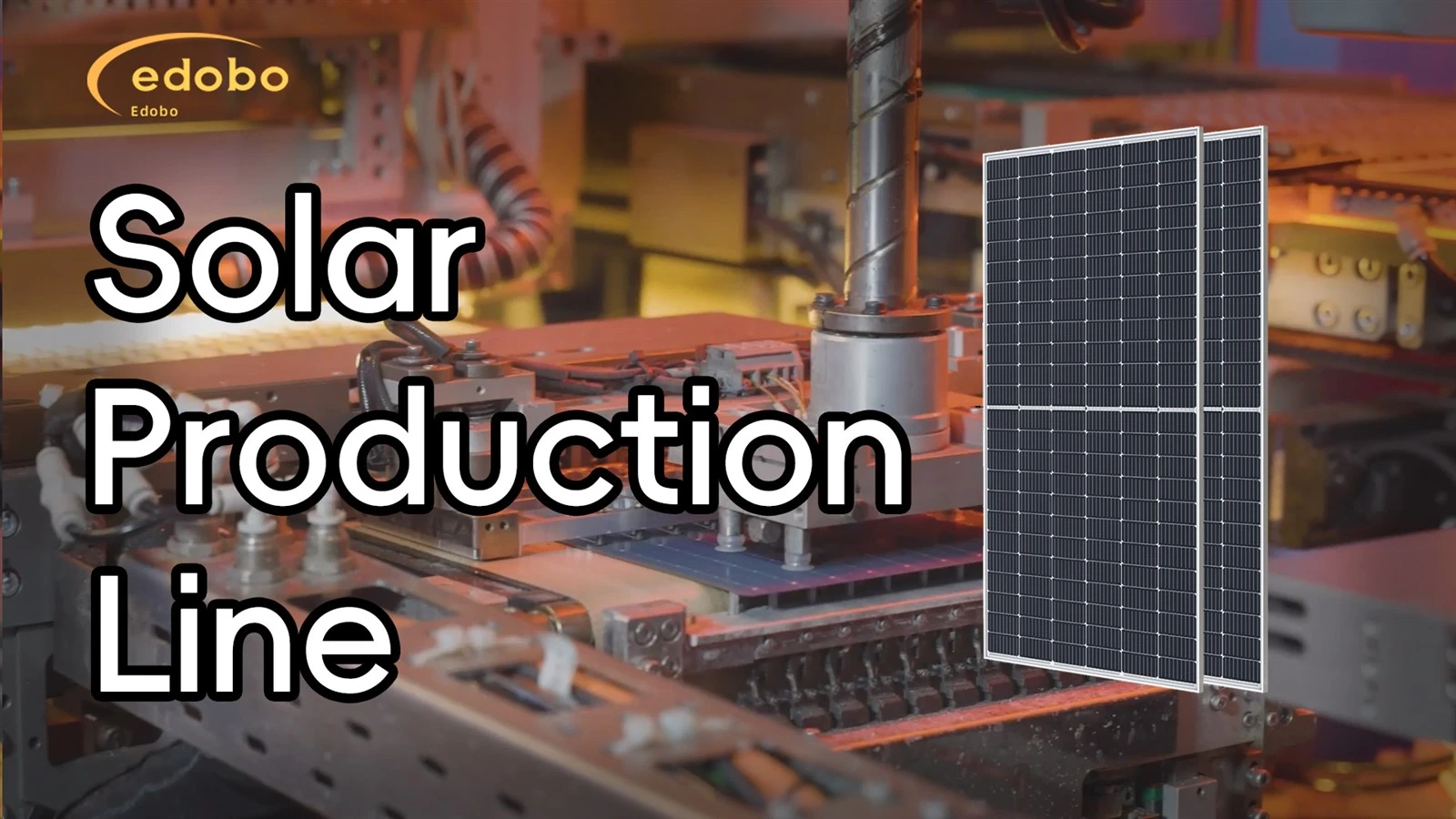 PV module production line with customized capacity