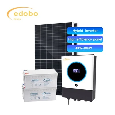 সোলার ব্যাটারি চার্জিং সহ 4kw 10kw হাইব্রিড ইনভার্টার
