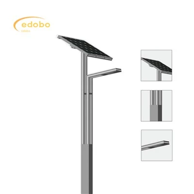 LED লাইট 80w/120w সোলার স্ট্রিট ল্যাম্প লিথিয়াম ব্যাটারি সহ